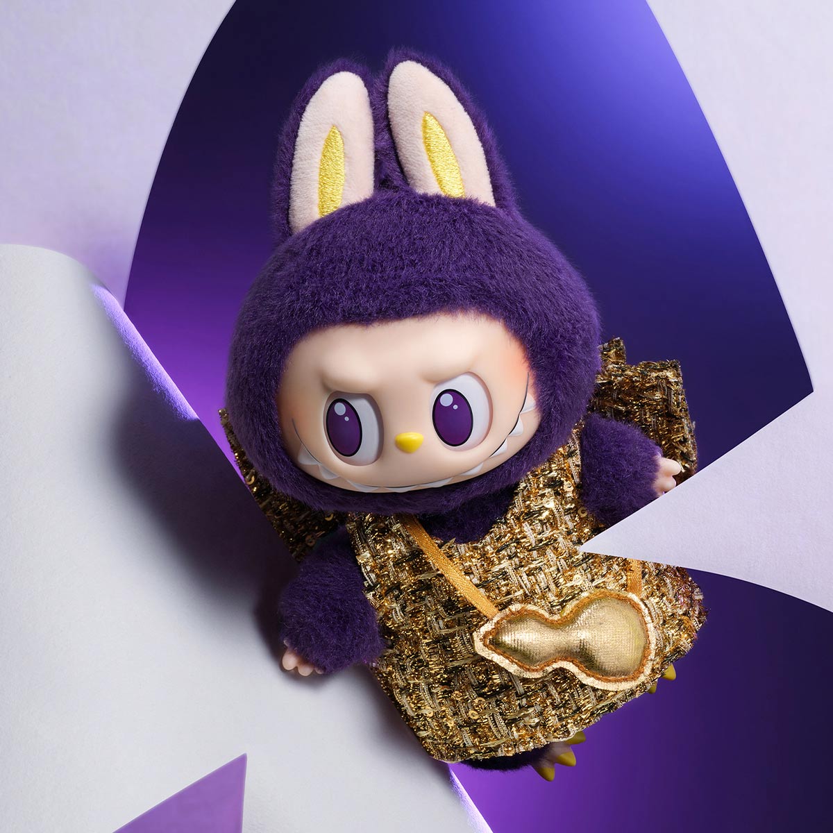 LABUBU × PRONOUNCE - WINGS OF FORTUNE Tarjeta Colgante de Peluche de Vinilo