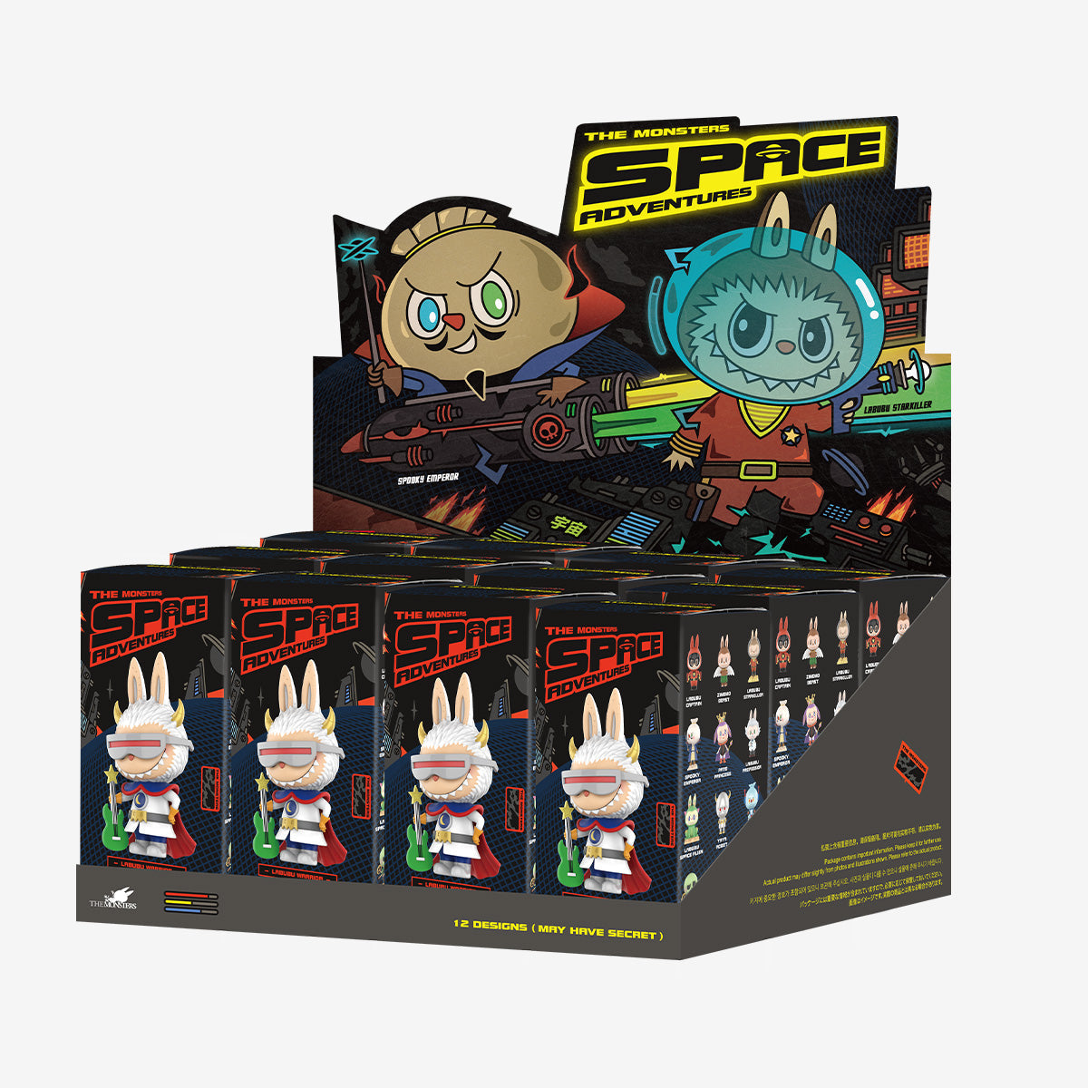 Figura Labubu caja 12pzas – Space Adventure Serie