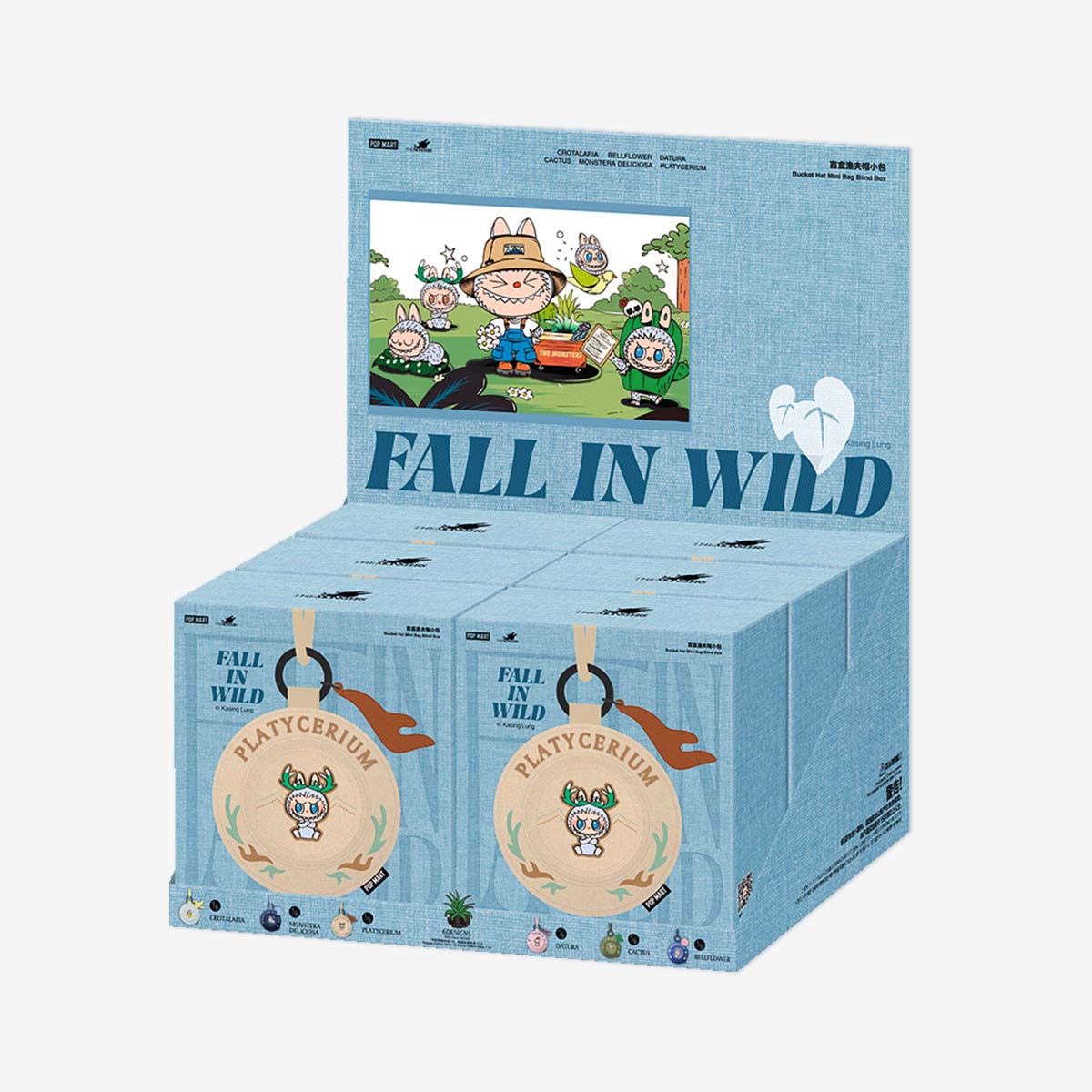 Labubu Mini Bolsa de Sombrero Caja Sorpresa – Fall In Wild Serie (Cofre Completo)