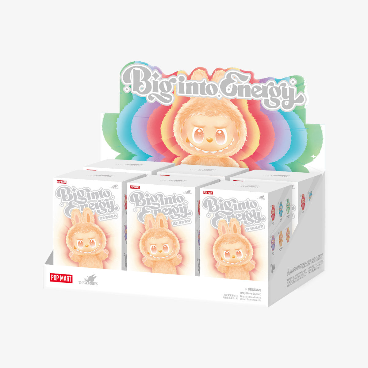 Peluche de Vinilo Labubu Caja Sorpresa - Big Into Energy Series