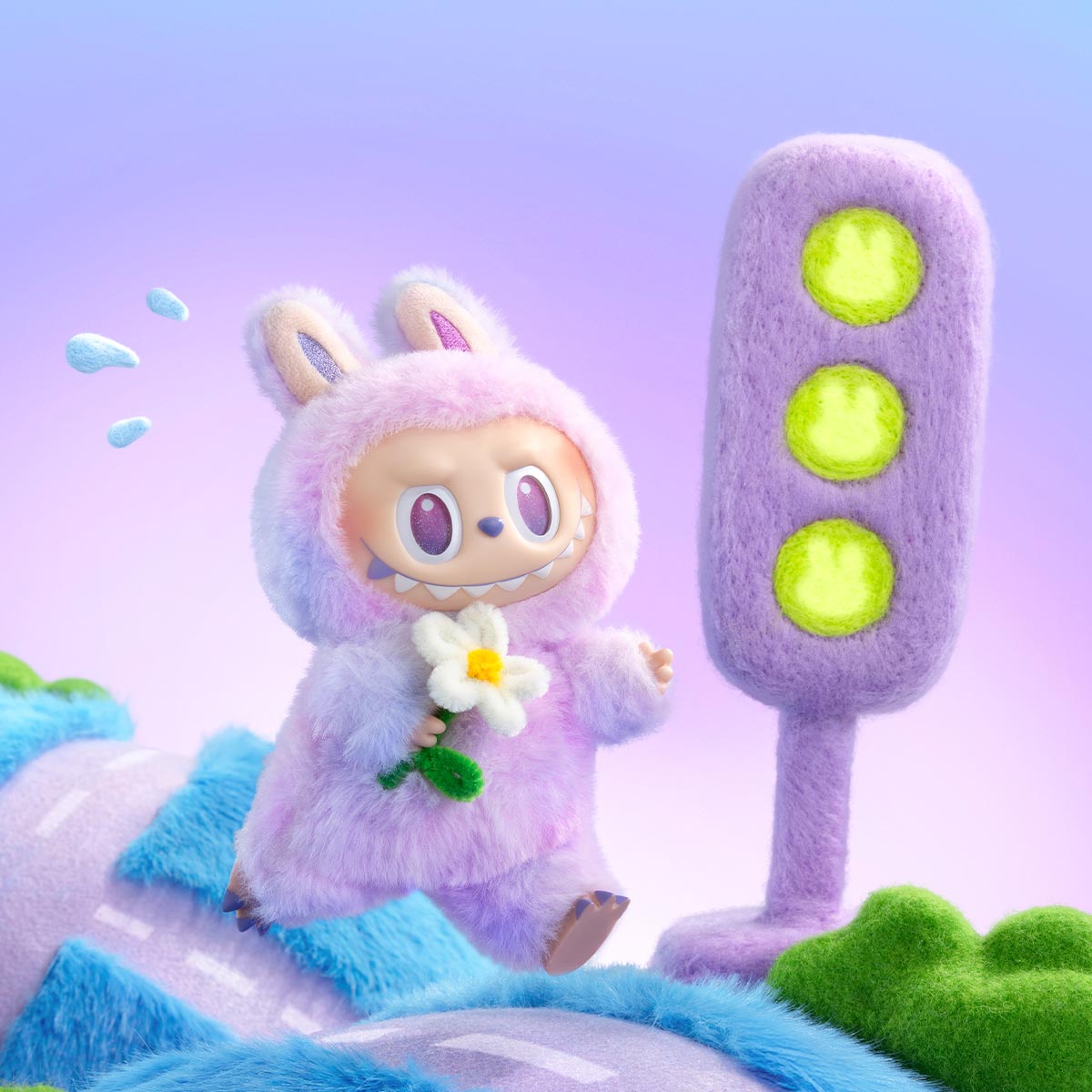 Peluche de Vinilo Labubu Caja Sorpresa - Big Into Energy Series - 1pza